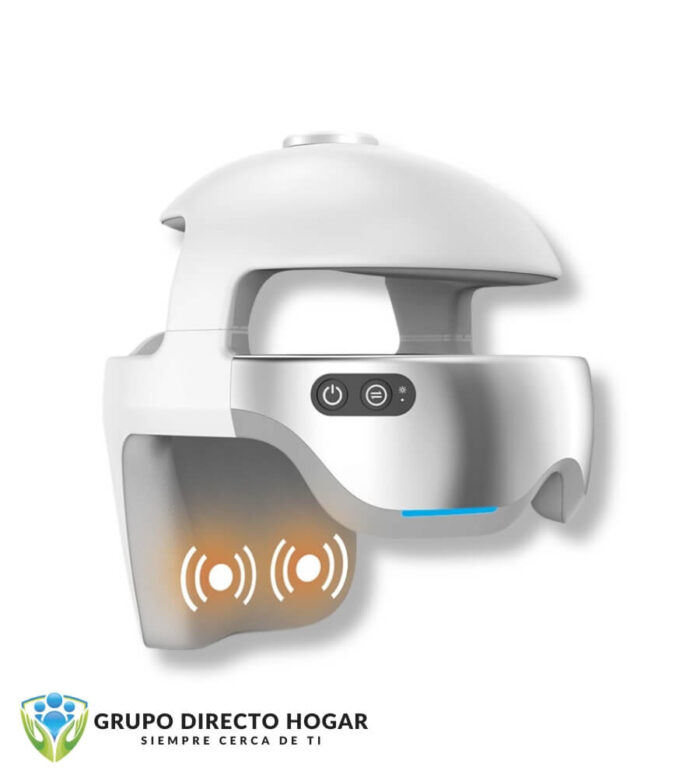 Casco de Masaje con Presoterapia, Ondulación y Termoterapia