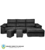 Chaise Longue Talismán Relax con 2 Puf