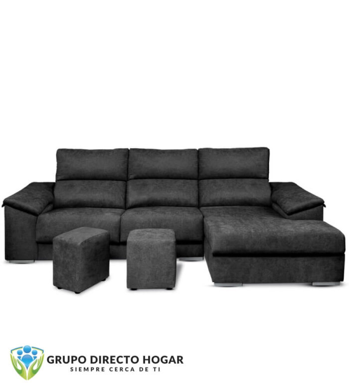 Chaise Longue Talismán Relax con 2 Puf