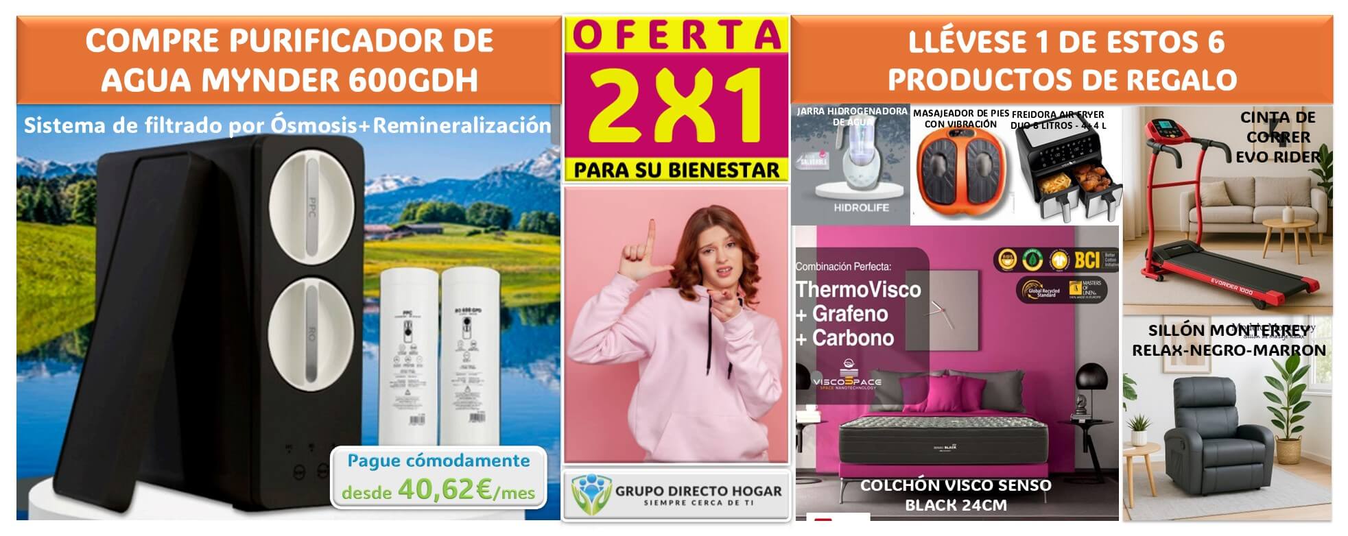 03 OFERTA 2X1 - Purificador agua mynder BANNER LINEA 2