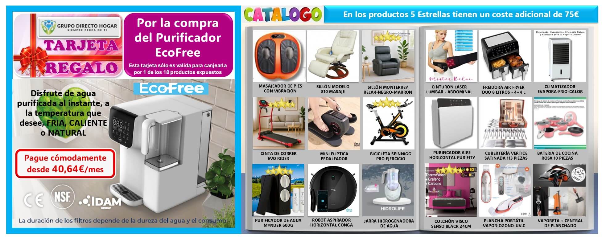 05 BANNER LINEA 2 TARJETA GDH18 Purificador agua ecofree