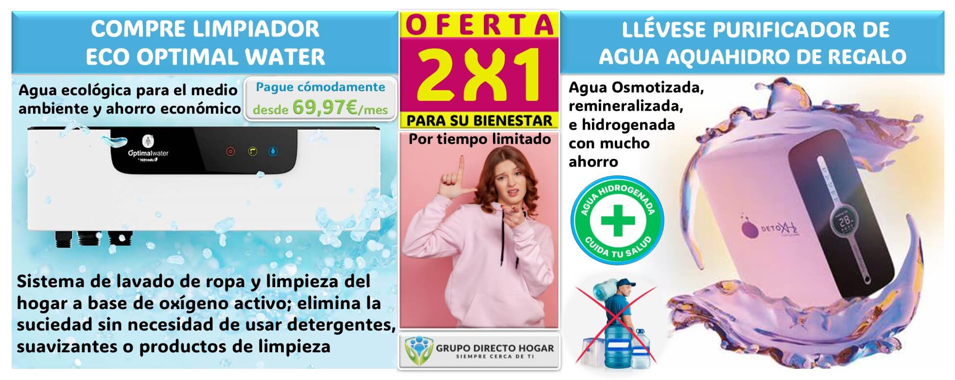 08 BANNER LINEA 2 OFERTA 2X1 - Limpiador eco optimal water